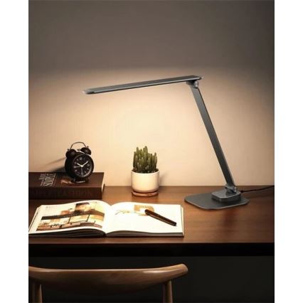 Lampada da tavolo dimmerabile LED con USB LED/7,5W/230V 3000K/4000K/5500K antracite