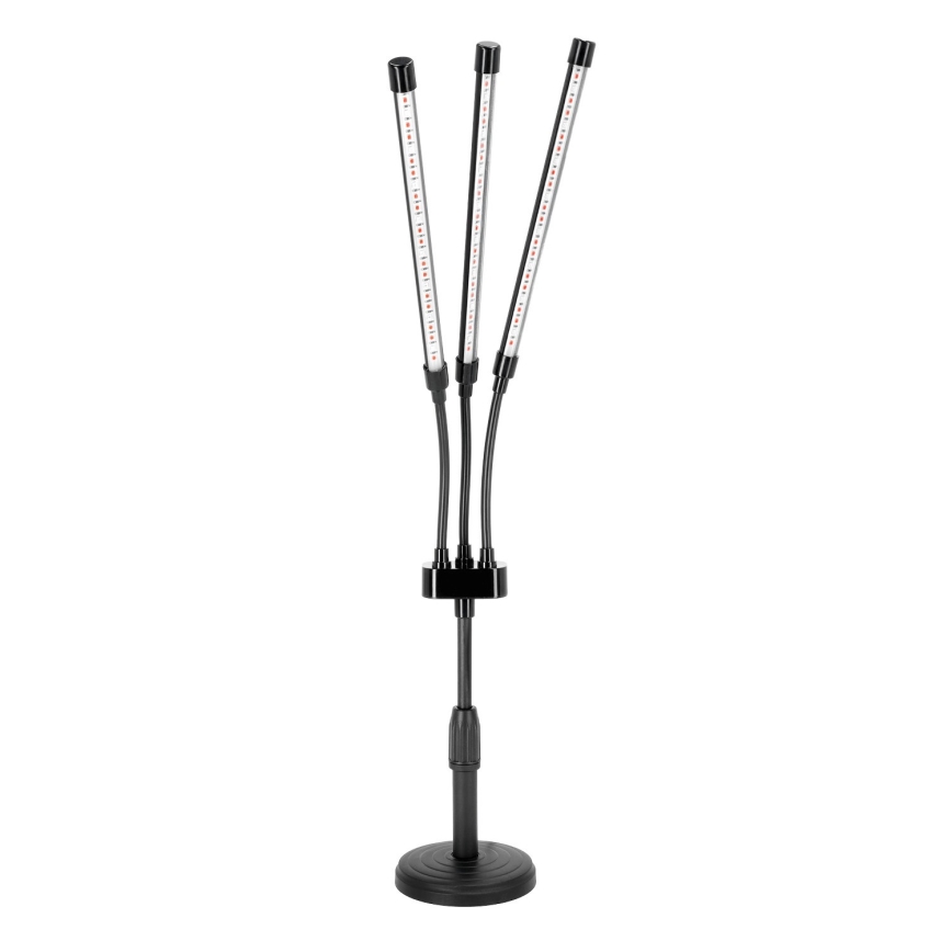 Lampada da tavolo flessibile dimmerabile a LED per coltivazione piante VITARO 3xLED/10W/230V nero