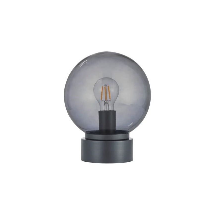 Lampada da tavolo LED JIMMY 1xE27/60W/230V antracite/nero fumé