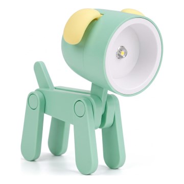 Lampada da tavolo LED LED/0,06W/3xLR41 cane verde
