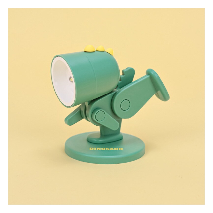 Lampada da tavolo LED LED/0,06W/3xLR41 dinosauro verde