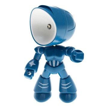 Lampada da tavolo LED LED/0,06W/3xLR41 robot blu