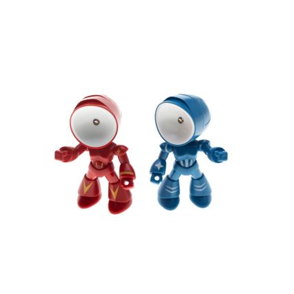 Lampada da tavolo LED LED/0,06W/3xLR41 robot blu