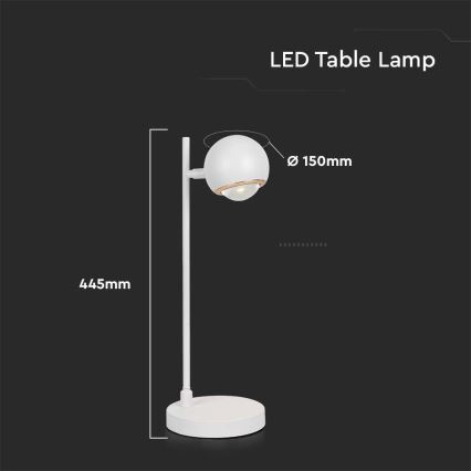 Lampada da tavolo LED LED/5W/230V 3000K bianco