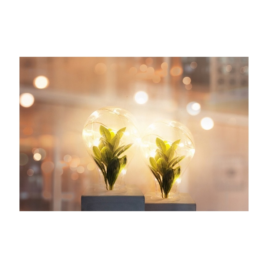 Lampada da tavolo LED LIV LED/2xAAA bianco