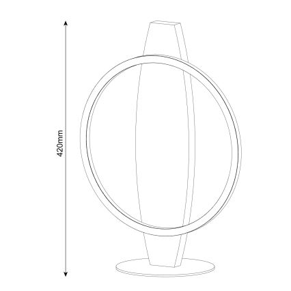 Lampada da tavolo LED MELISA 10W/230V in pino