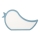 Lampada da tavolo LED per bambini BIRD LED/12W/230V blu