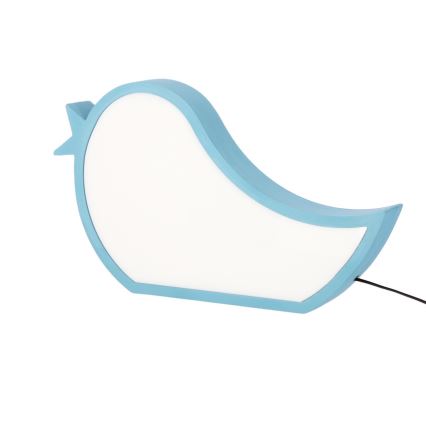 Lampada da tavolo LED per bambini BIRD LED/12W/230V blu