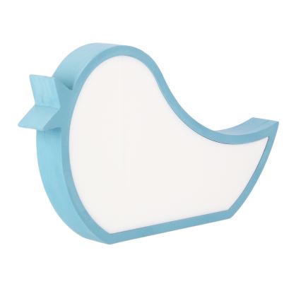 Lampada da tavolo LED per bambini BIRD LED/12W/230V blu