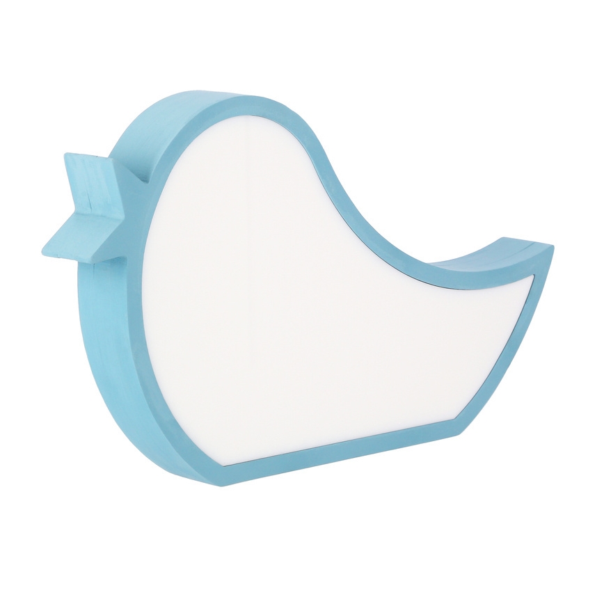 Lampada da tavolo LED per bambini BIRD LED/12W/230V blu