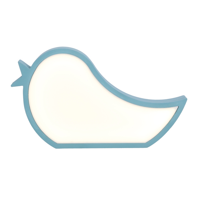 Lampada da tavolo LED per bambini BIRD LED/12W/230V blu