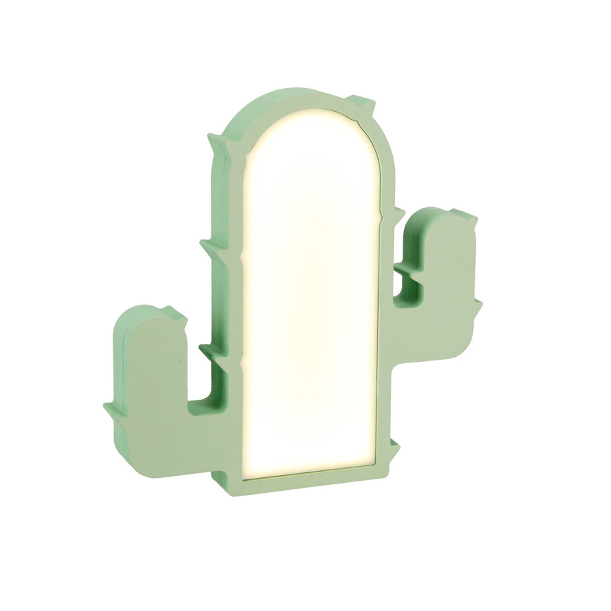 Lampada da tavolo LED per bambini CACTUS LED/10W/230V verde