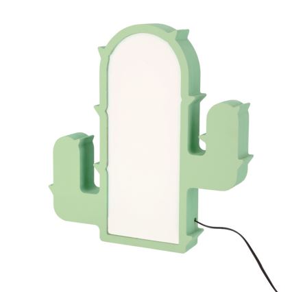 Lampada da tavolo LED per bambini CACTUS LED/10W/230V verde