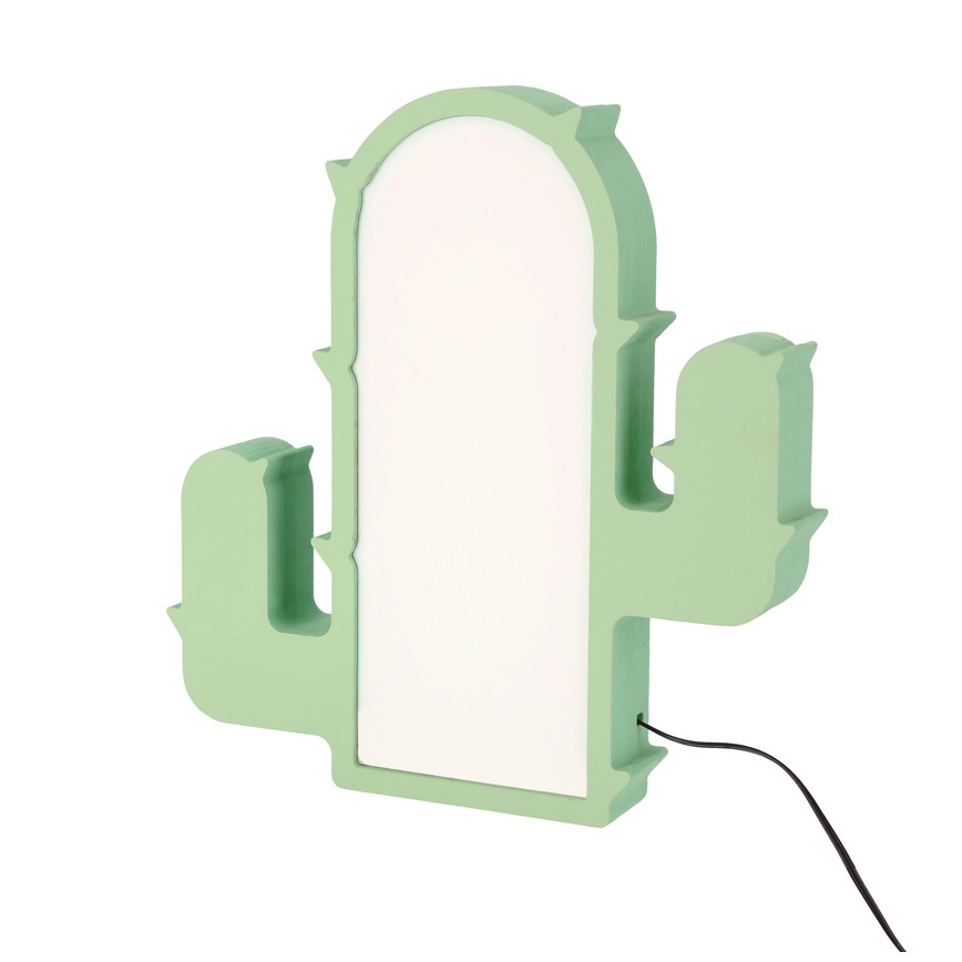 Lampada da tavolo LED per bambini CACTUS LED/10W/230V verde