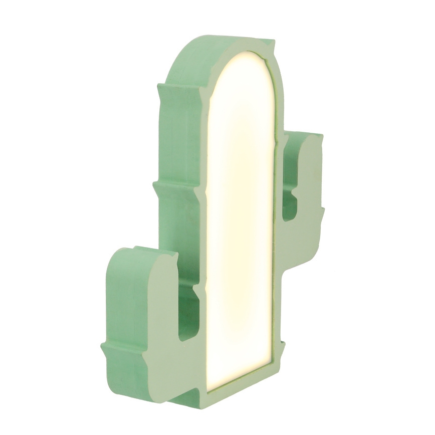 Lampada da tavolo LED per bambini CACTUS LED/10W/230V verde