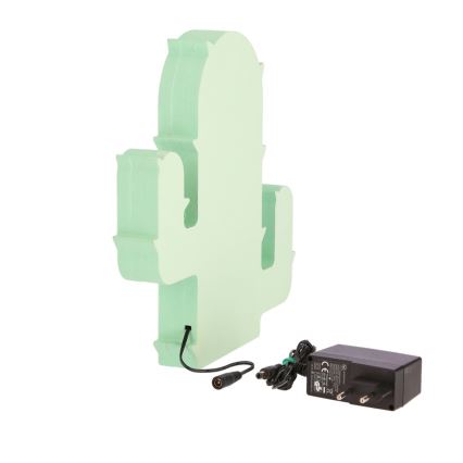 Lampada da tavolo LED per bambini CACTUS LED/10W/230V verde