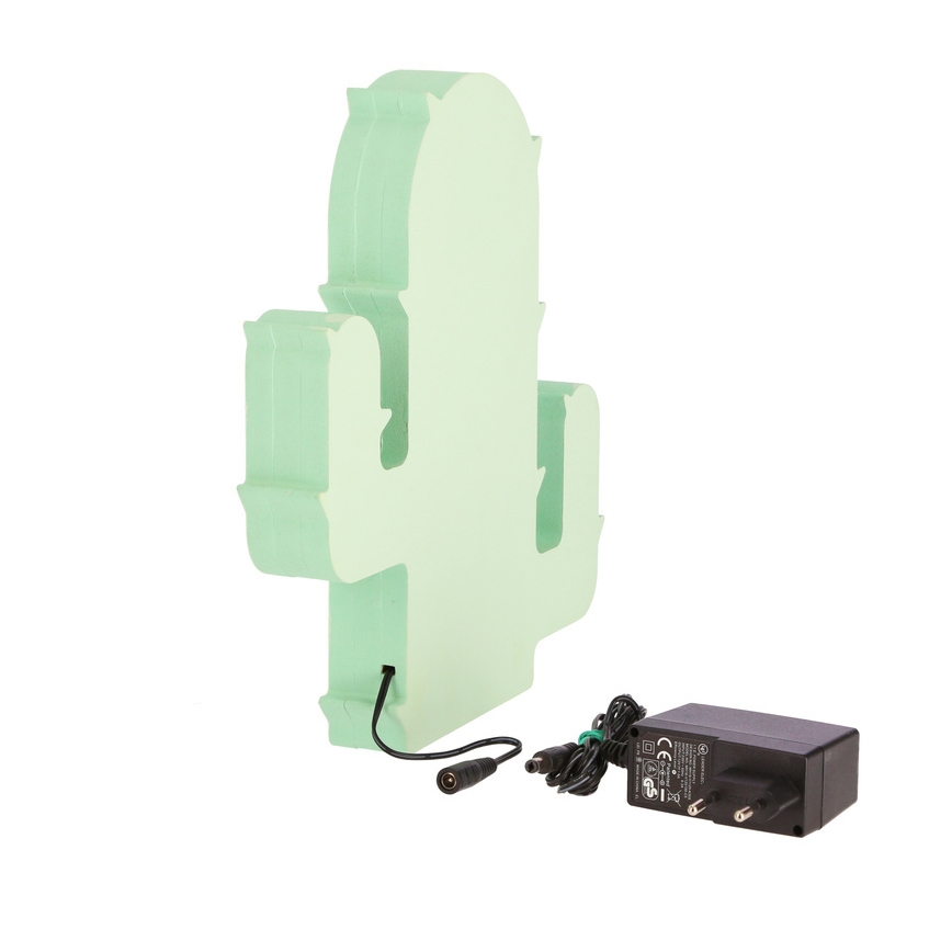 Lampada da tavolo LED per bambini CACTUS LED/10W/230V verde