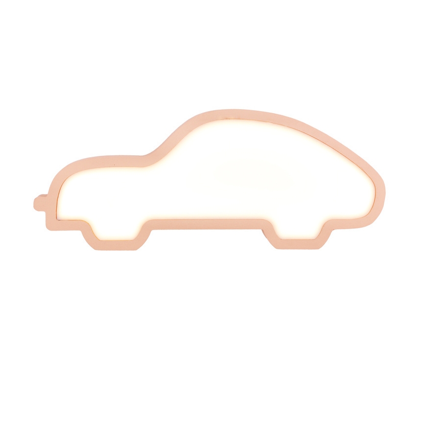 Lampada da tavolo LED per bambini CAR LED/11W/230V rosa