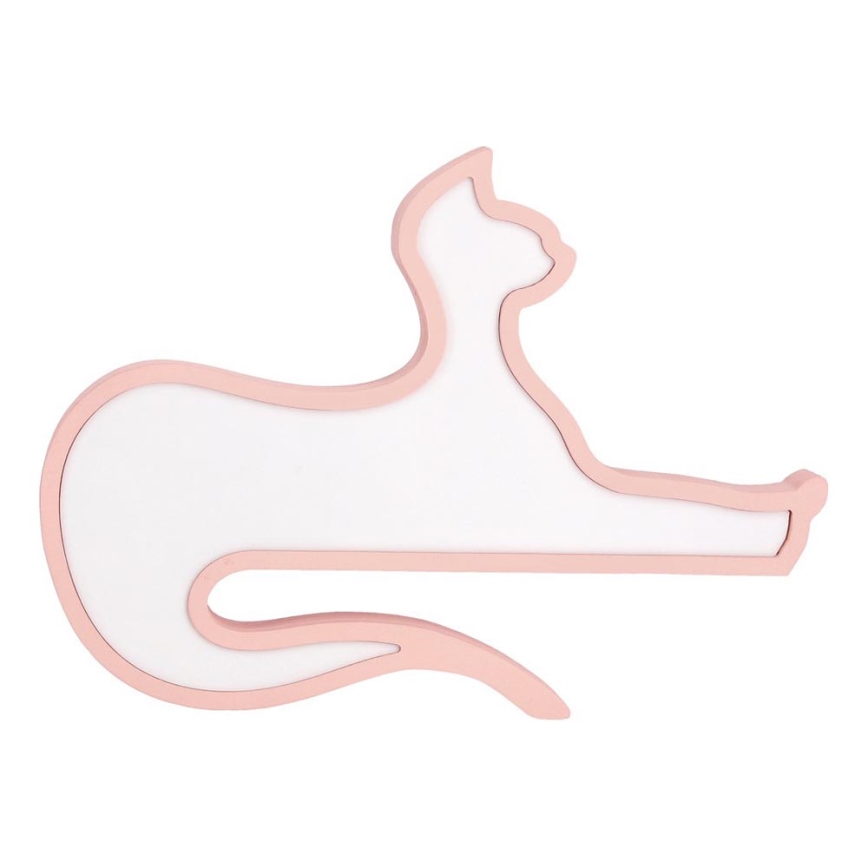Lampada da tavolo LED per bambini CAT LED/13W/230V rosa