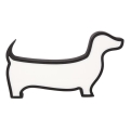 Lampada da tavolo LED per bambini DOG LED/12W/230V nera