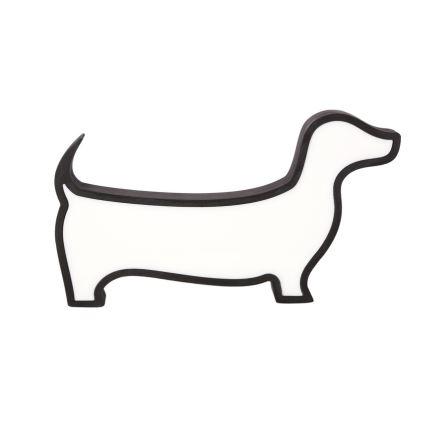 Lampada da tavolo LED per bambini DOG LED/12W/230V nera
