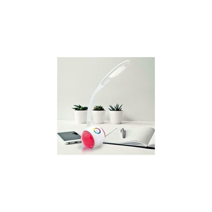 Lampada da tavolo LED RGB dimmerabile ricaricabile LED/5W/5V 2400 mAh