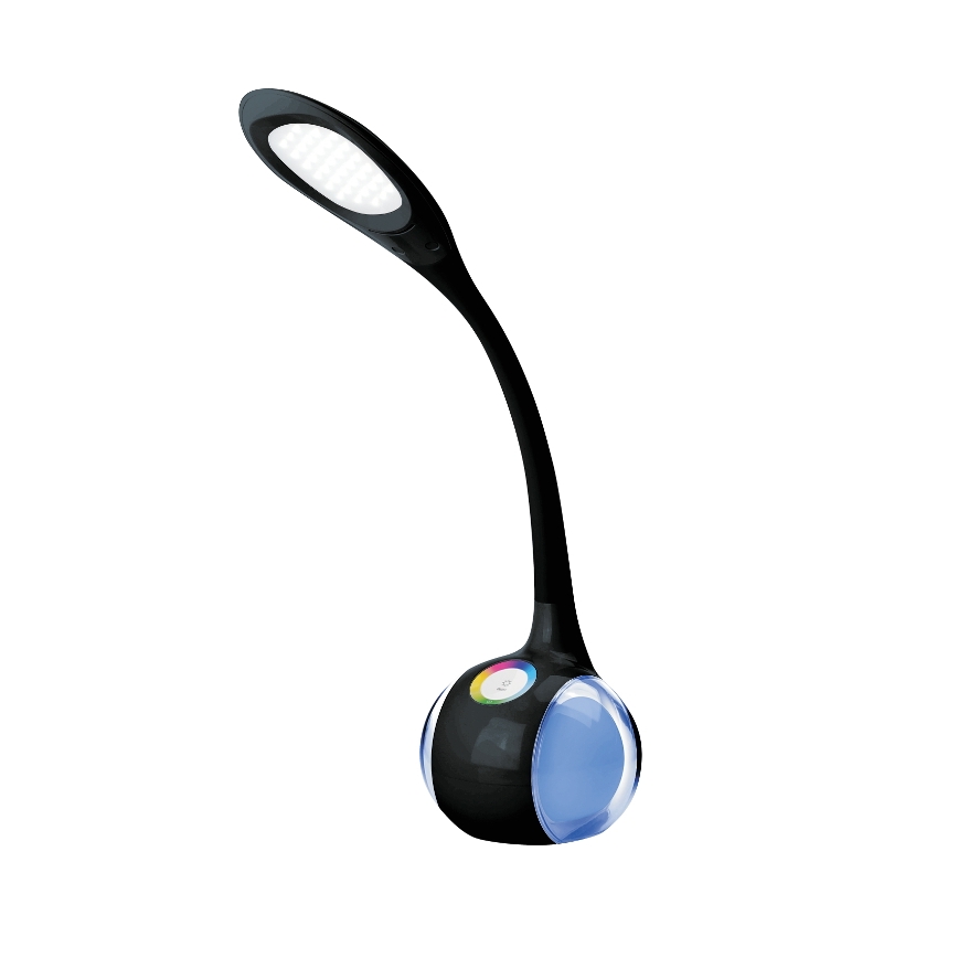 Lampada da tavolo LED RGB LED/7W/230V nero