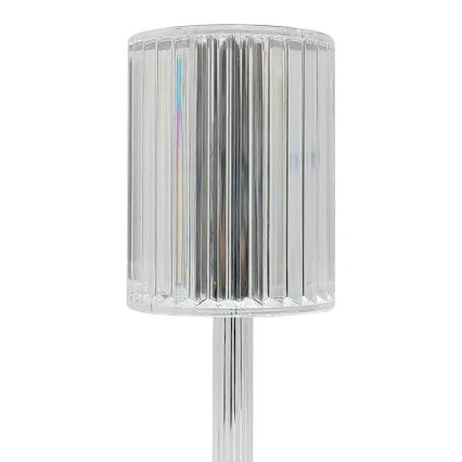 Lampada da tavolo LED ricaricabile a sfioramento SIMPLE LED/1W/5V 2400 mAh 3000-6000K trasparente