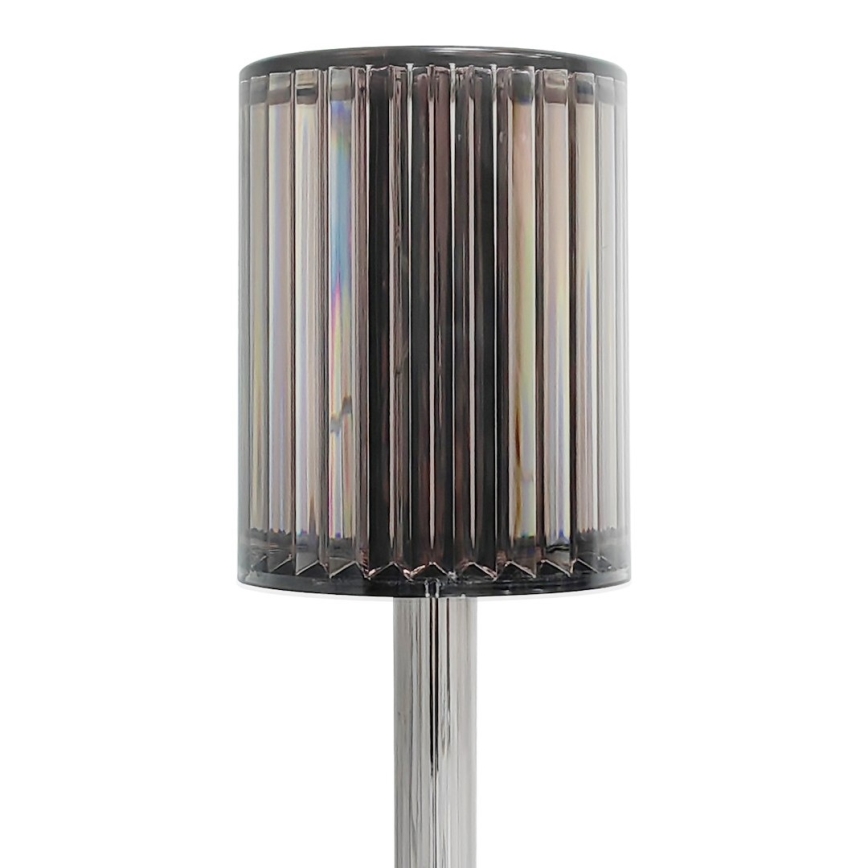 Lampada da tavolo ricaricabile a LED con controllo touch SIMPLE LED/1W/5V 3000-6000K 2400 mAh grigio fumé