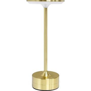 Lampada da tavolo LED ricaricabile a sfioramento TAVOLO LED/2,5W/5V 2400 mAh 3000-6000K dorata