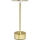 Lampada da tavolo LED ricaricabile a sfioramento TAVOLO LED/2,5W/5V 2400 mAh 3000-6000K dorata
