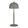 Lampada da tavolo LED ricaricabile dimmerabile con touch LED/1W/5V 3000-6000K 1800 mAh grigio