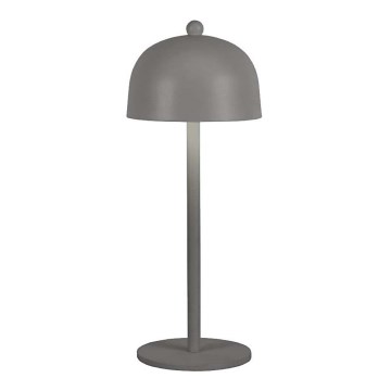 Lampada da tavolo LED ricaricabile dimmerabile con touch LED/1W/5V 3000-6000K 1800 mAh grigio