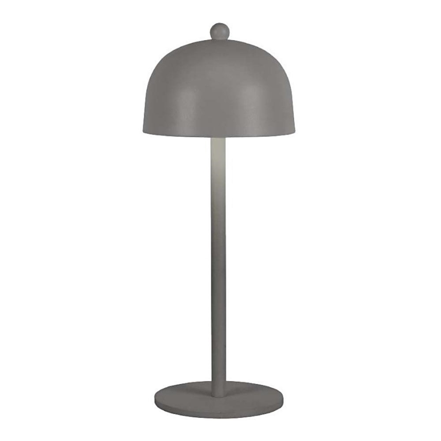 Lampada da tavolo LED ricaricabile dimmerabile con touch LED/1W/5V 3000-6000K 1800 mAh grigio