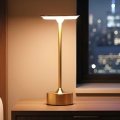 Lampada da tavolo LED ricaricabile dimmerabile NEW YORK LED/1,8W/5V 2700K/4000K/6500K 1200 mAh dorata