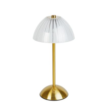 Lampada da tavolo ricaricabile LED dimmerabile PARIS LED/2W/5V 2700K/4000K/6500K 800 mAh dorata