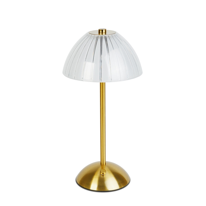 Lampada da tavolo ricaricabile LED dimmerabile PARIS LED/2W/5V 2700K/4000K/6500K 800 mAh dorata