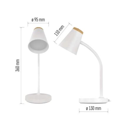 Lampada da tavolo LED TARA LED/4,5W/230V 4000K bianca
