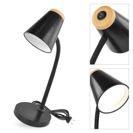 Lampada da tavolo LED TARA LED/4,5W/230V 4000K nera