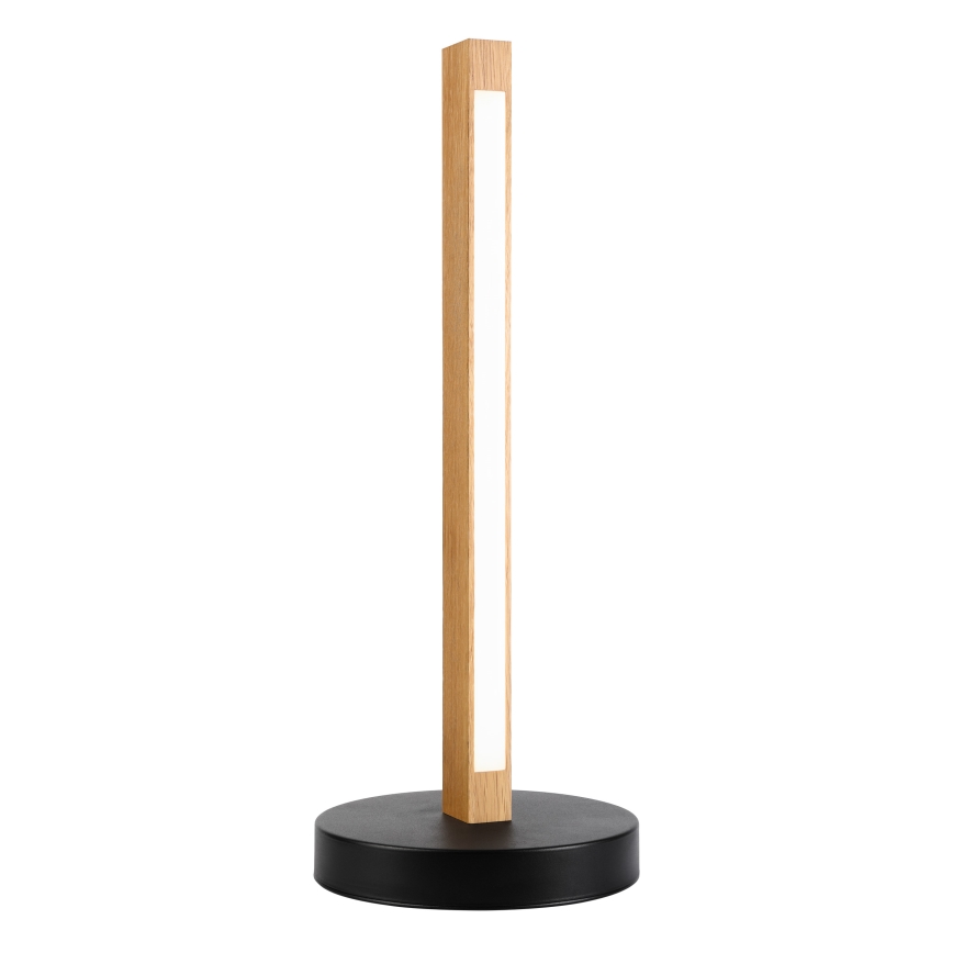 Lampada da tavolo LED VERDE LED/10W/230V 3000K rovere/nero