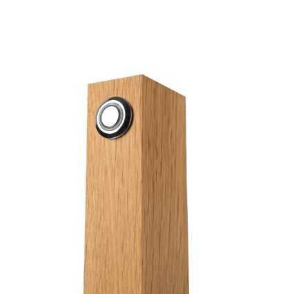 Lampada da tavolo LED VERDE LED/10W/230V 3000K rovere/nero