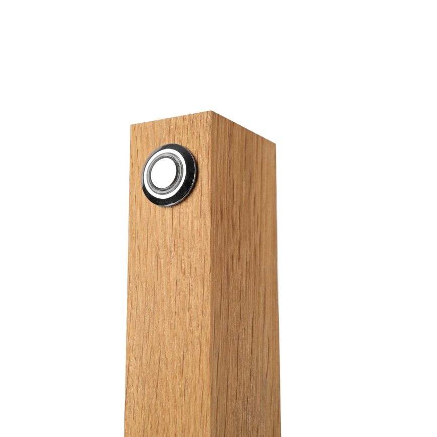 Lampada da tavolo LED VERDE LED/10W/230V 3000K rovere/nero