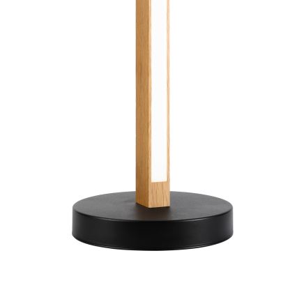 Lampada da tavolo LED VERDE LED/10W/230V 3000K rovere/nero
