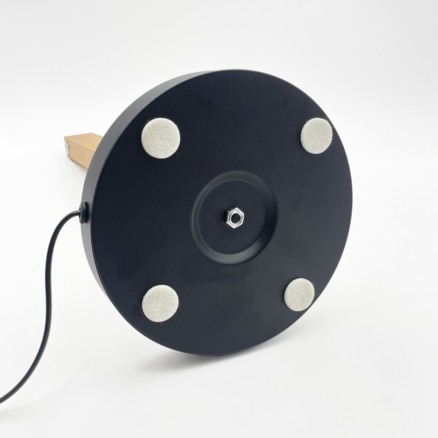 Lampada da tavolo LED VERDE LED/10W/230V 3000K rovere/nero