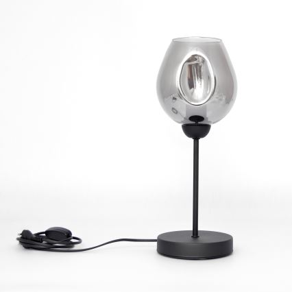 Lampada da tavolo LILI 1xE27/15W/230V nero/grigio