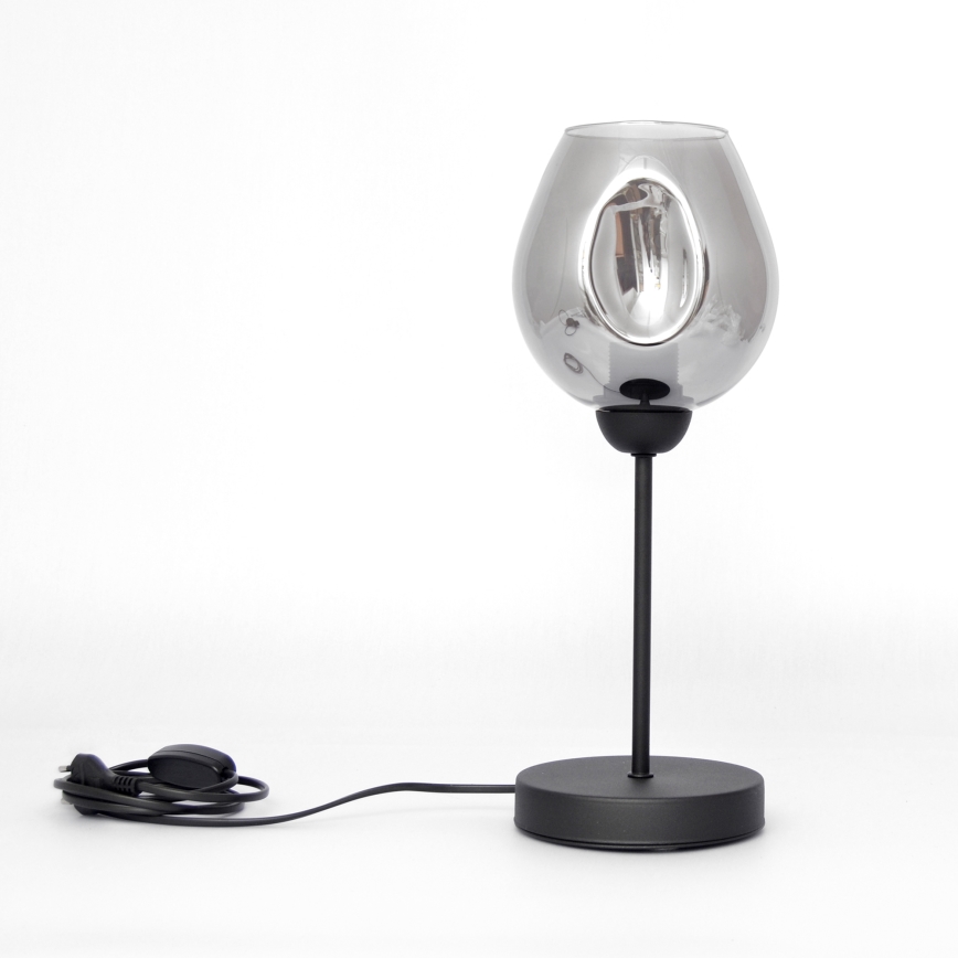 Lampada da tavolo LILI 1xE27/15W/230V nero/grigio