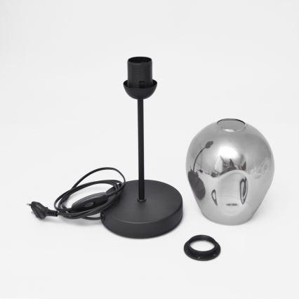 Lampada da tavolo LILI 1xE27/15W/230V nero/grigio