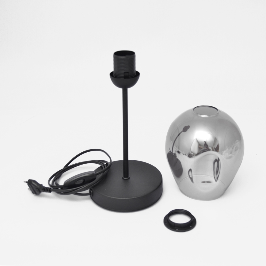 Lampada da tavolo LILI 1xE27/15W/230V nero/grigio