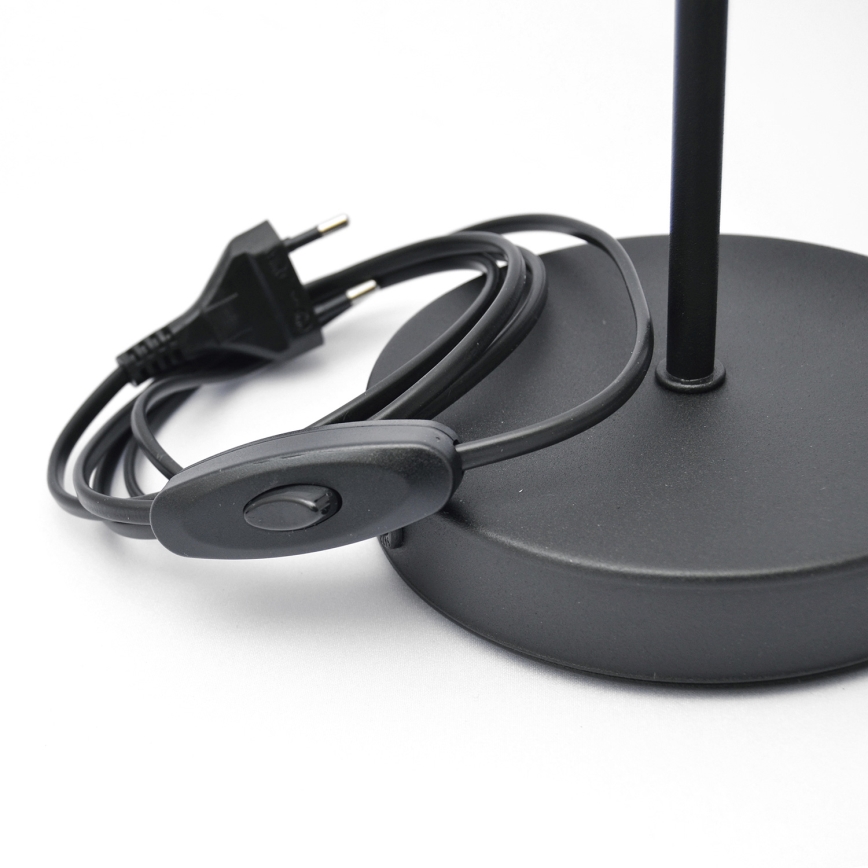 Lampada da tavolo LILI 1xE27/15W/230V nero/grigio