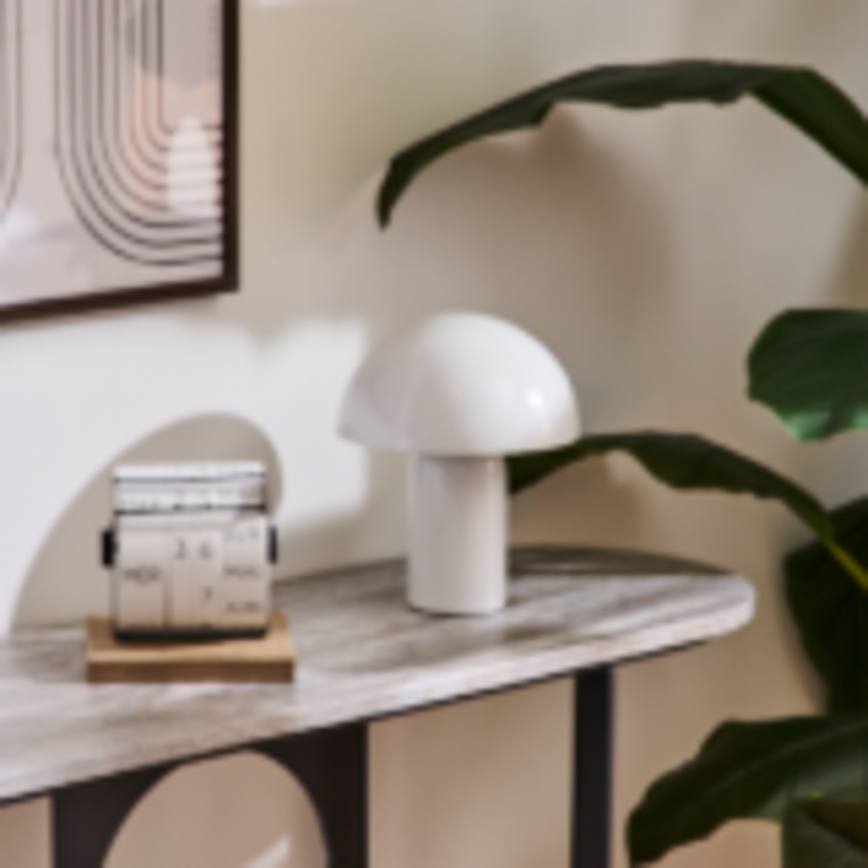 Lampada da tavolo LITO 1xE27/25W/230V bianca - Atmosphera